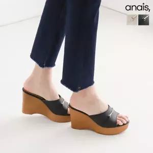 [아나이스] 국산 체인 웨지 슬리퍼힐 9.5cm_26S009 [무료배송]