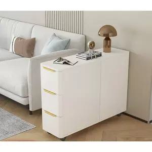 폭좁은 서랍장 쇼파 사이드서랍장 옆 북유럽 서랍 수납 고급