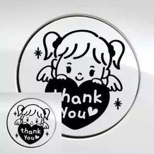 자동차 주유구 스티커 귀여운 하트 여아 전용 차량 장식 데코 (WFKKYOH)