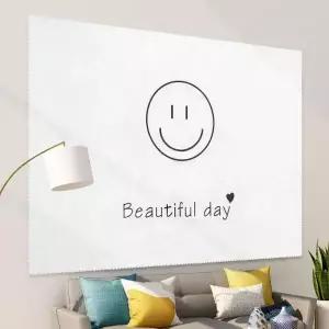 대형 패브릭 포스터 스마일 L 인테리어소품 벽장식 집