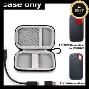 SanDisk 500GB/ 1TB/ Extreme Portable SSD용 보관 가방 - 최대 USB-C, 3.2 Gen 외부(가방만)