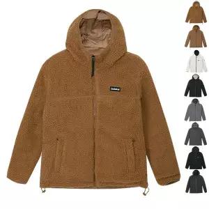 [디바옴므]리버시블 투웨이 후드 양털 경량 패딩자켓