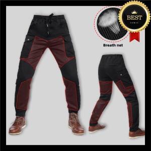 여름 그물코 통기 오토바이 청바지 긴 작은 발 둘레 크로스컨트리 벨트 보호장비 작업복