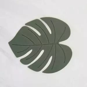 실리콘 컵받침 티 테이블 잔 받침대