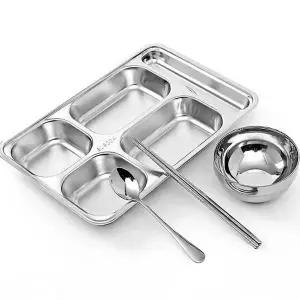 스테인리스 435QGH87 식판 배식판 급식식판 단체급식판