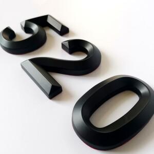 7CM 3D 숫자 문 플라크 하우스 서랍 기호 도금 게이트 자리 0 ~ 9 플라스틱 번호 태그 호텔 홈 스티커 주소