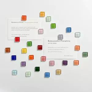 냉장고 자석 스티커 유리 모자이크 마그넷