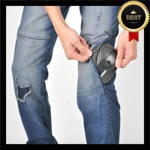 오토바이 라이딩 팬츠 워싱 데미지 청바지 안티드롭 레트로 아웃도어 장비