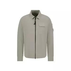 [CP COMPANY]시피컴퍼니 개버딘 지퍼 렌즈 오버 셔츠 도브 남성 20CMOS705A 110143G 904