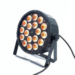 무선 제어 LED 파 18pcs RGBWA 자외선/디스코 빛 Dmx512 워시 스테이지 전문 스트로브 Dj 장비