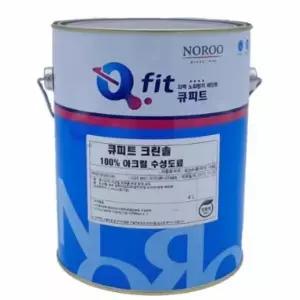 외벽 수성 페인트 반무광 빨강 색상 선택형 4L 외부용 4종 (WFKM42Y)