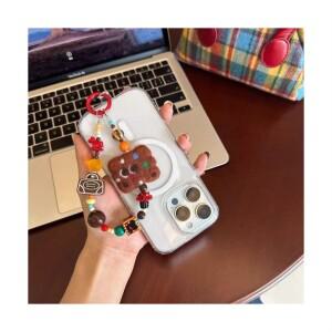 수제 울 펠 비즈 폰랩 + 가방 고리 키링 세hlwei666