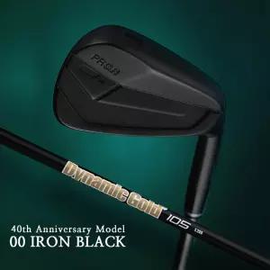 미우라콜라보 PRGR 00 블랙 남성아이언 다이나믹골드 샤프트 6아이언세트