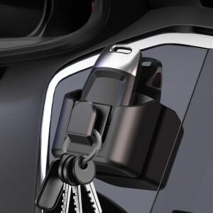 자동차 키 홀더 클립 내부 수납함 대시보드 정리함 접착식 카드 랙 범호환  핏