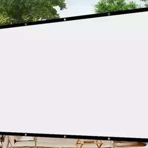 대형 빔프로젝터 스크린천 캠핑 야외 화면 100인치