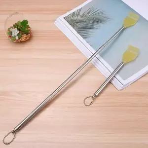 고품질 길이조절 소프트 등긁개 사각지대 효자손 놋그릇 소코뚜...