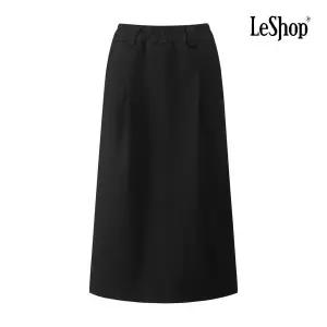 [르샵] 무지 백 트임 코튼 스커트 (BQ1SK005A)