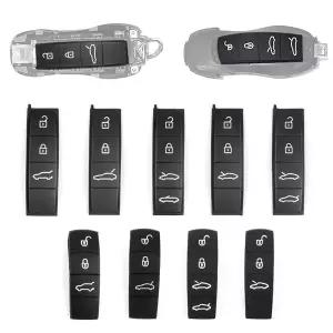 자동차 리모컨 키패드 교체용 고무 버튼 패드 포르쉐 카이엔 9YA 파나메라 718 타이칸 911용