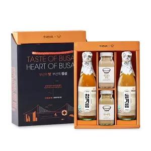 [대현상회]정성깃든] 참기름 들기름 350ml + 멸치분말 보리새우분말 2종 선물세트 (선물상자포장)