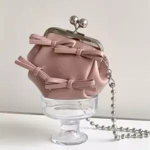 MT918 리본 에나멜 프레임 미니백 크로스백 숄더백 여성똑딱크로스백