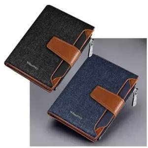 윌리암폴로반지갑 윌리암폴로 남성 멀티 배색 스트랩 캐주얼 반지갑