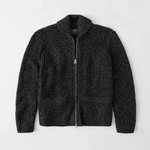 abercrombie 지퍼 숄 가디건