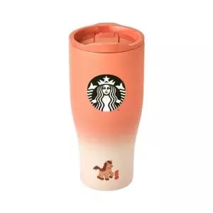 [정품] Starbucks Happy Pony Parm SS Tangerine Tumbler 784ml 스타벅스 해피 포니 팜 베이비 탠저린 텀블