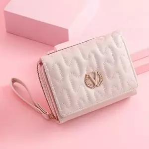 반지갑 브이 추천 다용도 여자 꾸안꾸 예쁜 미니 지갑-WFI1KB8