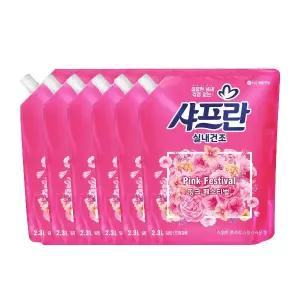 샤프란 실내건조 핑크 페스티벌 2.3L x 6개