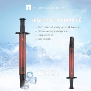 Thermalright TFX 2/6.2/12.8g 열 페이스트 14.3W/m.k 모든 프로세서 냉각용 고성능 그리스