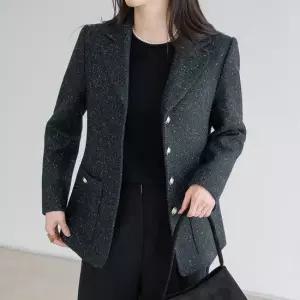 엄마옷 마담4060 모던베이직 포켓트위드카라울자켓 데일리 여성 -ZJK2601009-