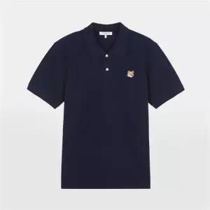 메종키츠네 폭스 헤드 패치 폴로 반팔 티셔츠 IW00211KJ7002 P480