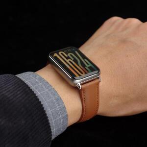 레드미 워치 4 용 가죽 스트랩, 샤오미 미 스마트 밴드 8 9 프로 팔찌, 미밴드 8 프로