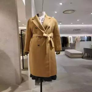 [매장 정품]  지고트 캐시미어 혼방 모직롱코트