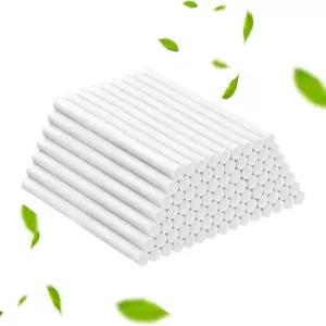 Pawfly 스틱 80개 4인치 미니 필터 교체용 심지 가습 장비 면 리필봉 소형 휴대용 USB 에어 디퓨저 퓨어