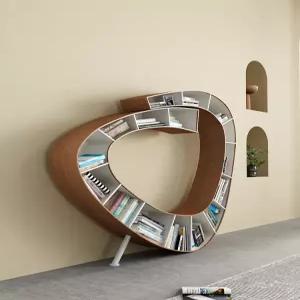 철제 5단 책장 사무실 인테리어 모던 다용도 수납 선반 조립식 틈새 공간 활용 거실 서재 디자인 가구