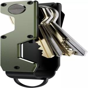 민버랜드 키 오거나이저 컴팩트 홀더 금속 체인 미니멀리스트 케이스 1-5개의 확보