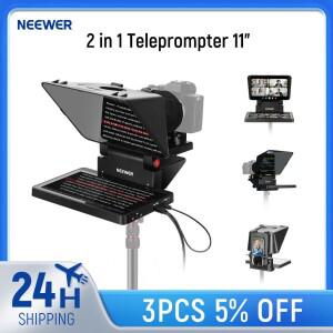 NEEWER호환 업그레이드된 2 in 1 텔레프롬프터 11