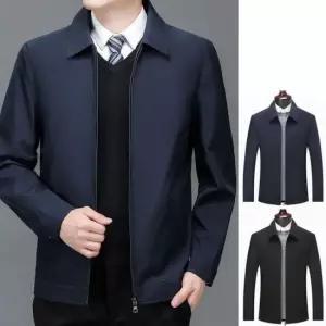 남성용 세련된 외출용 카리 집업 정장 재킷 하프 코트 숏 점퍼 점퍼 숏코트 하프코트