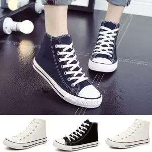 가벼운 하이탑운동화 데일리 흰운동화 단화 캐주얼화-WFIKNIK