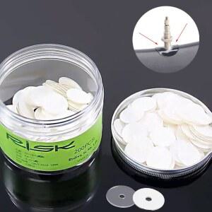 자전거 밸브 캡 튜브 뚜껑 마개 산악 도로 코어 스티커 개스킷 카본 림 타이어 고정 패스터 에어 깍지 심 접착제 20개