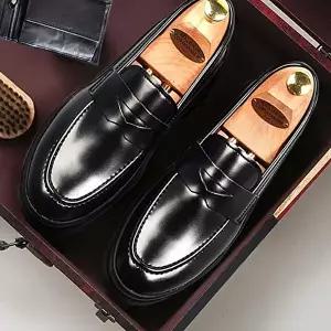 구두 통굽 면접 수제화 남성 정장 소가죽 직장-WFIN0WD