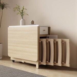 이동식 식탁 조리대 대리석 확장형아일랜드식탁 좁은