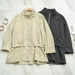 |CDJ6C6A|여성용 가벼운 나일론 캐주얼 점퍼 간절기 아우터