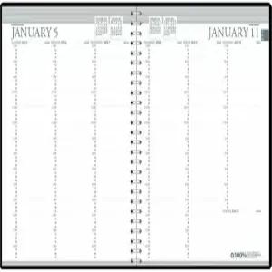 하우스 오브 둘리틀 2026 월간 예약 도서 8.5 x 11 인조 가죽 커버 블랙 (27202-26)