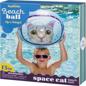 토이스미스 3세 남녀를 위한 스페이스 캣 풍선 비치볼+