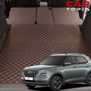 베뉴 퀼팅 가죽 트렁크매트 차박 트렁크 보호 용품