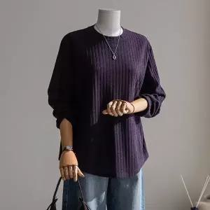 (안나앤플러스) A. 르헤 골지 티셔츠[티셔츠D1204H02] 빅사이즈