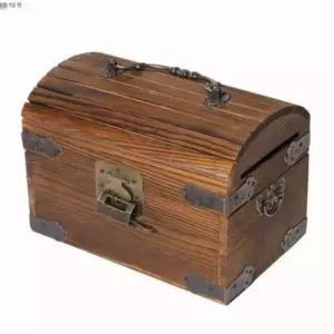 안심 철재 비번 동전 복고 저금통 자물쇠 대형 보물상자