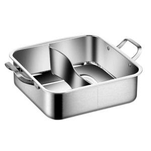 사각 훠궈냄비 전골 훠거 인덕션 반반냄비 어묵탕 가정용